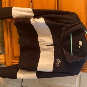 Vans cropped quarter zip sweatshirt